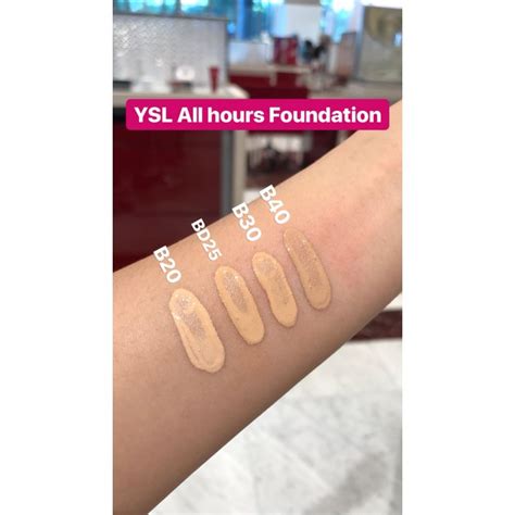 ysl all hours foundation review b20|YSL foundation 24 hours.